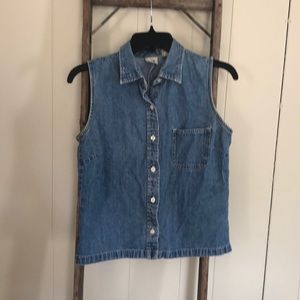 VINTAGE GAP DENIM TANK SIZE S
